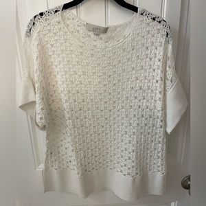 Loft Summer Crochet Sweater